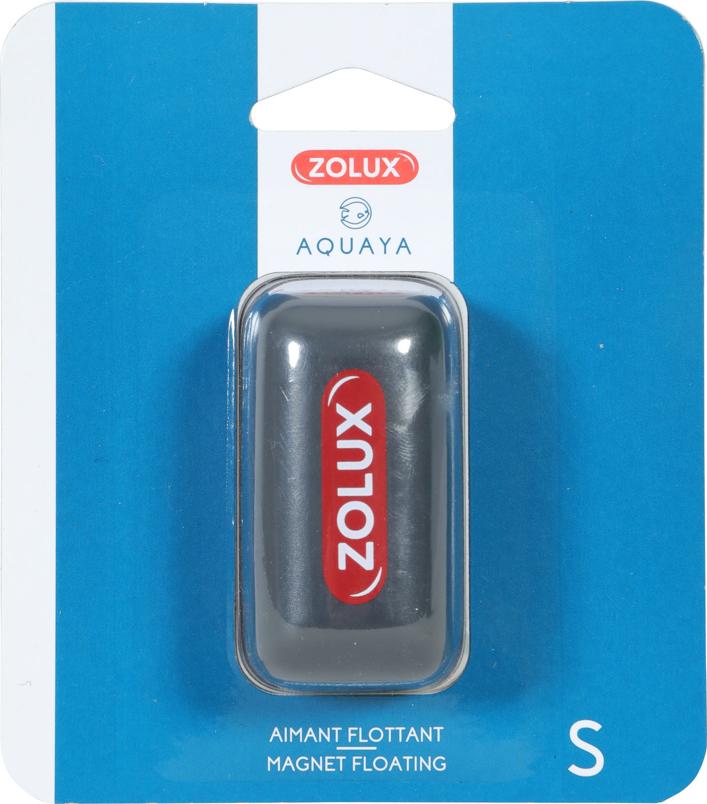 Magnete galleggiante Zolux Aquaya S per pulizia vetri acquario, compatto e galleggiante Magnete galleggiante Zolux Aquaya S per pulizia vetri acquario, compatto e galleggiante